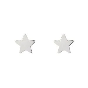 Jack Murphy Jewellers Childrens Jewellery | Jmj Gold Jewellery | 9ct White Flat Star Stud Earrings