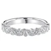 Jack Murphy Jewellers White Gold Wedding & Eternity Rings | 18ct White Gold 50% Spread Marquise & Round Fancy Cut Diamond Ring 0.14ct