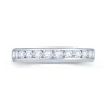 Jack Murphy Jewellers White Gold Wedding & Eternity Rings | 18ct White Gold Brilliant Round 3.5mm Channel Set Diamond Ring 0.65ct