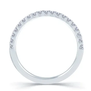 Jack Murphy Jewellers White Gold Wedding & Eternity Rings | 18ct White Gold Brilliant Round Claw Set 1.70mm Diamond Ring 0.20ct