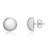 Jack Murphy Jewellers Jmj Gold Jewellery | 9ct White Gold Button Stud Earring