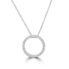 Jack Murphy Jewellers All Jmj & Branded Fashion Jewellery | Jmj Diamond Set Jewellery | 9ct White Gold Circle of Life Diamond Necklace, 0.46ct