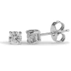 Jack Murphy Jewellers Jmj Diamond Set Jewellery | Jmj Gold Jewellery | 9ct White Gold Claw Set 0.25ct Diamond Earrings