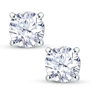 Jack Murphy Jewellers Jmj Diamond Set Jewellery | Jmj Gold Jewellery | 18ct White Gold 0.50ct Diamond Stud Earrings