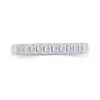 Jack Murphy Jewellers White Gold Wedding & Eternity Rings | 18ct White Gold Emerald Claw Set 3mm Diamond Ring 0.75ct