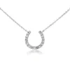 Jack Murphy Jewellers Jmj Diamond Set Jewellery | Jmj Gold Jewellery | 9ct White Gold Horseshoe Diamond Pavé Necklace