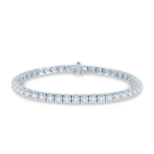 Jack Murphy Jewellers Bridal Jewellery | Jmj Diamond Set Jewellery | 18ct White Gold Illusion Tennis Line Bracelet, 3.00ct