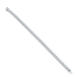Jack Murphy Jewellers Bridal Jewellery | Jmj Diamond Set Jewellery | 18ct White Gold Illusion Tennis Line Bracelet, 3.00ct
