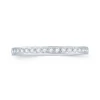 Jack Murphy Jewellers White Gold Wedding & Eternity Rings | 18ct White Gold Inlayed Brilliant Round Diamonds 2.5mm Diamond Ring 0.30ct
