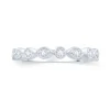 Jack Murphy Jewellers White Gold Wedding & Eternity Rings | 18ct White Gold Marquise & Round Fancy Cut Diamond Ring 0.25ct