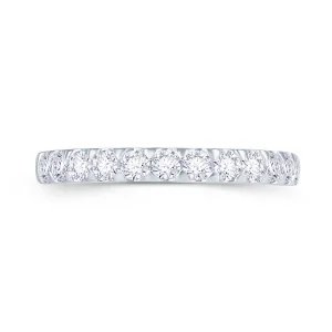 Jack Murphy Jewellers White Gold Wedding & Eternity Rings | 18ct White Gold Triangle Claw Set 2.5mm Diamond Ring 0.50ct