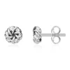 Jack Murphy Jewellers Jmj Gold Jewellery | 9ct White Gold Twist Ribbon Knot Stud Earrings