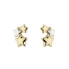 Jack Murphy Jewellers Childrens Jewellery | Jmj Gold Jewellery | 9ct Yellow & White Gold Clustered Star Earrings