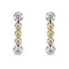 Jack Murphy Jewellers Bridal Jewellery | All Jmj & Branded Fashion Jewellery | 18ct Yellow & White Gold Tennis Drop Earrings 0.60ct