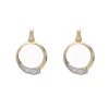 Jack Murphy Jewellers Jmj Diamond Set Jewellery | Jmj Gold Jewellery | 9ct Yellow Gold & Diamond Open Ring Stud Earrings