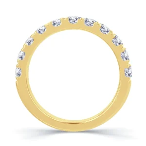 Jack Murphy Jewellers Yellow Gold Wedding & Eternity Rings | 18ct Yellow Gold 50% Spread Oval Diamond Ring 0.75ct
