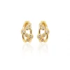 Jack Murphy Jewellers Jmj Diamond Set Jewellery | Jmj Gold Jewellery | 9ct Yellow Gold Bubble Diamond Stud Hoop Earrings 0.15ct