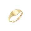 Jack Murphy Jewellers Childrens Jewellery | Jmj Gold Jewellery | 9ct Yellow Gold Children's Engraved Heart Signet Ring