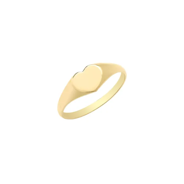 ct_yellow_gold_childrens__0.webp Jack Murphy Jewellers Childrens Jewellery | Jmj Gold Jewellery | 9ct Yellow Gold Children's Heart Signet Ring