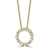 Jack Murphy Jewellers Bridal Jewellery | Jmj Diamond Set Jewellery | 9ct Yellow Gold Circle of Life Diamond Pendent, 0.50ct