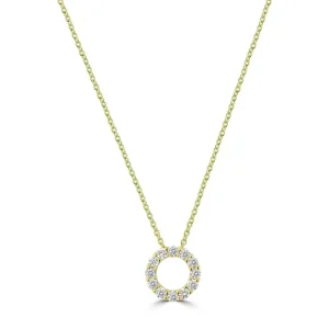Jack Murphy Jewellers Bridal Jewellery | Jmj Gold Jewellery | 18ct Yellow Gold Circle of Life Diamond Pendent, 0.26ct