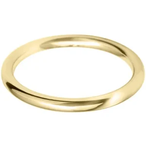 Jack Murphy Jewellers Yellow Gold Wedding & Eternity Rings | 18ct Yellow Gold Classic Court Medium 2mm Wedding Band