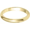 Jack Murphy Jewellers Yellow Gold Wedding & Eternity Rings | 18ct Yellow Gold Classic D Court 2.5mm Wedding Band