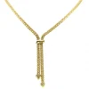 Jack Murphy Jewellers Jmj Gold Jewellery | 9ct Yellow Gold Contemporary Woven Lariat Necklace
