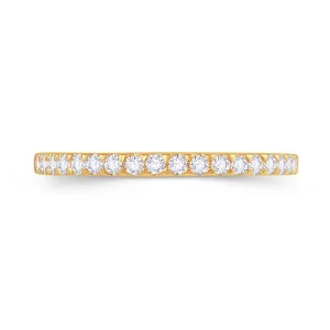 Jack Murphy Jewellers Yellow Gold Wedding & Eternity Rings | 18ct Yellow Gold 0.50ct Triangle Claw Set 2.5mm Diamond Ring
