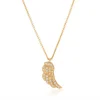 Jack Murphy Jewellers Jmj Diamond Set Jewellery | Jmj Gold Jewellery | 9ct Yellow Gold Feather & Diamond Pendant Necklace, 0.10ct