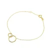 Jack Murphy Jewellers Jmj Gold Jewellery | 9ct Yellow Gold Fine Linked Circle Bracelet