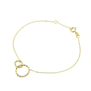 Jack Murphy Jewellers Jmj Gold Jewellery | 9ct Yellow Gold Fine Linked Circle Bracelet