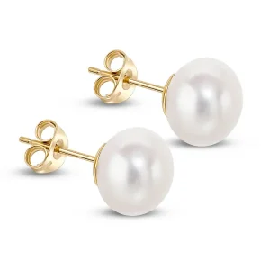 Jack Murphy Jewellers Jmj Gold Jewellery | 9ct Yellow Gold Freshwater Pearl Stud Earrings
