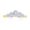 Jack Murphy Jewellers Yellow Gold Wedding & Eternity Rings | 18ct Yellow Gold Graduating Oval Diamond Wedding Ring 0.45ct