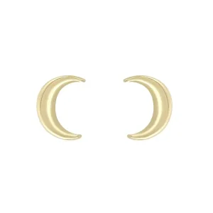 Jack Murphy Jewellers Childrens Jewellery | Jmj Gold Jewellery | 9ct Yellow Gold Half Moon Stud Earrings