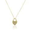 Jack Murphy Jewellers Jmj Gold Jewellery | 9ct Yellow Gold Heart Shaped Padlock Necklace