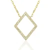 Jack Murphy Jewellers Bridal Jewellery | Jmj Diamond Set Jewellery | 9ct Yellow Gold Kite Shape Diamond Set Necklace, 0.10ct