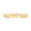 Jack Murphy Jewellers Yellow Gold Wedding & Eternity Rings | 18ct Yellow Gold Marquise & Round Fancy Cut Diamond Ring 0.25ct