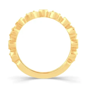 Jack Murphy Jewellers Yellow Gold Wedding & Eternity Rings | 18ct Yellow Gold Marquise & Round Fancy Cut Diamond Ring 0.25ct