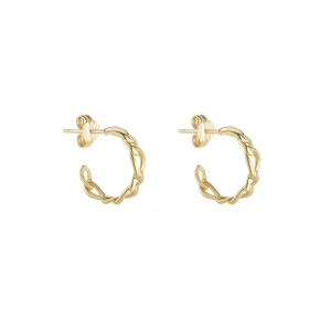Jack Murphy Jewellers Jmj Gold Jewellery | 9ct Yellow Gold 13mm Chain Linked Hoop Earrings