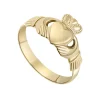 Jack Murphy Jewellers Jmj Gold Jewellery | 9ct Yellow Gold 9mm Claddagh Maid Ring - Size P
