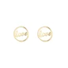 Jack Murphy Jewellers Jmj Gold Jewellery | 9ct Yellow Gold 9mm Love Round Stud Earrings