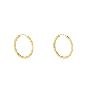 Jack Murphy Jewellers Jmj Gold Jewellery | 9ct Yellow Gold 14mm Sleeper Hoops