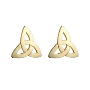 Jack Murphy Jewellers Jmj Gold Jewellery | 9ct Yellow Gold 11mm Trinity Knot Stud Earrings