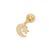 Jack Murphy Jewellers Childrens Jewellery | All Jmj & Branded Fashion Jewellery | 9ct Yellow Gold Moon & Star Cartilage Earring