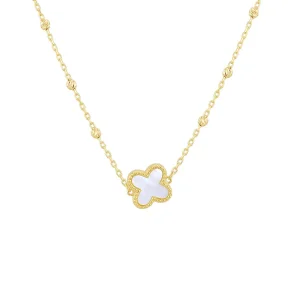 Jack Murphy Jewellers Jmj Gold Jewellery | 9ct Yellow Gold Mother of Pearl Clover Necklace