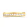 Jack Murphy Jewellers Yellow Gold Wedding & Eternity Rings | 18ct Yellow Gold Offset Brilliant Round Claw 3.5mm Diamond Ring 0.30ct