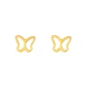 Jack Murphy Jewellers Childrens Jewellery | Jmj Gold Jewellery | 9ct Yellow Gold Open Butterfly Stud Earrings