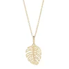 Jack Murphy Jewellers Jmj Gold Jewellery | 9ct Yellow Gold Open Leaf Pendant Necklace