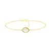 Jack Murphy Jewellers Jmj Gold Jewellery | 9ct Yellow Gold Oval Shape Mother of Pearl Bracelet